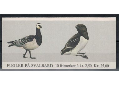 NORWAY 1983 Birds, ordinary set 5x2v in booklet MNH**