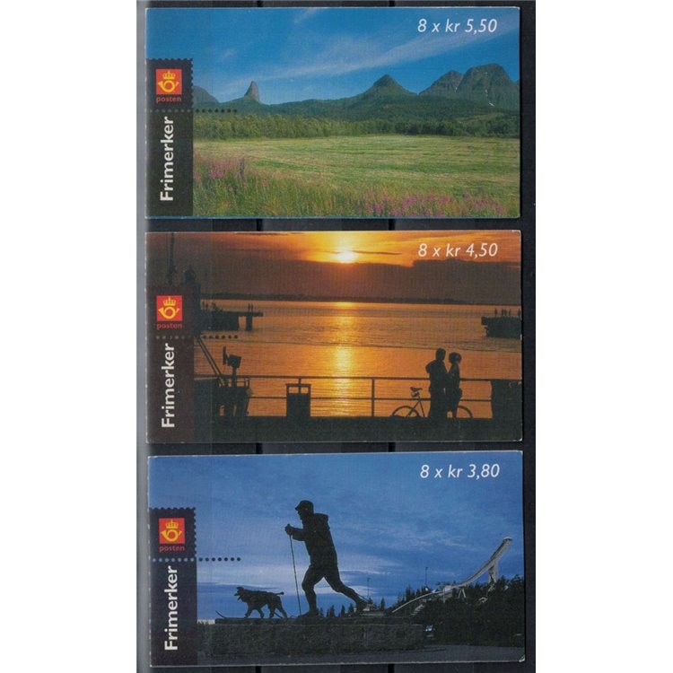 NORWAY 1998 Tourist 3 booklet MNH**
