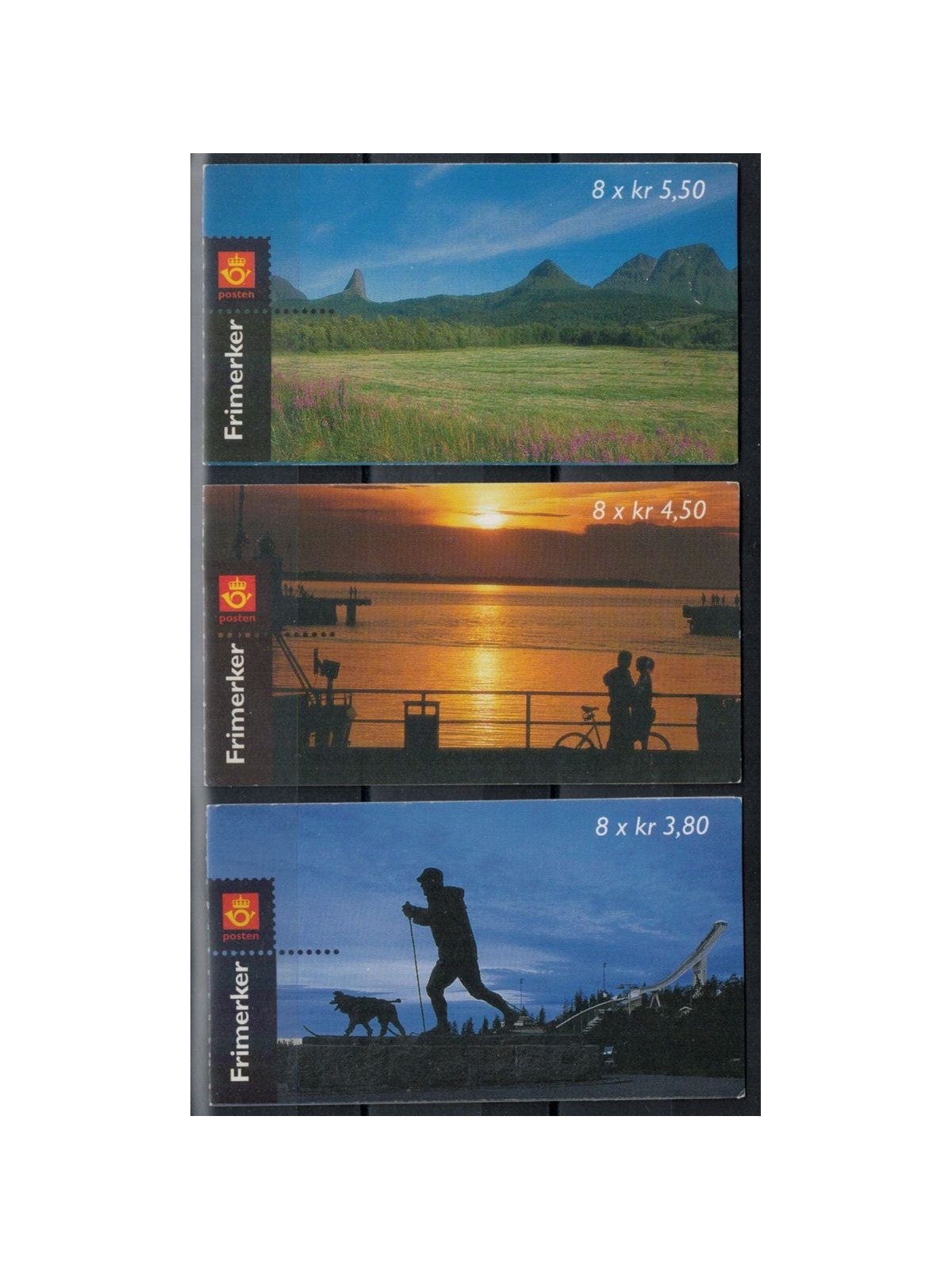 NORWAY 1998 Tourist 3 booklet MNH**