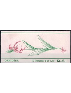 NORVEGIA 1992 Orchidee, serie ordinaria 1 LB MNH**