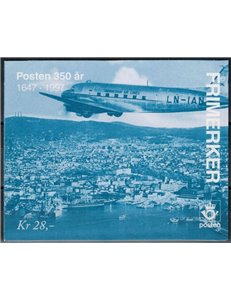 NORVEGIA 1996 Anniversario delle poste norvegesi 1 LB MNH**