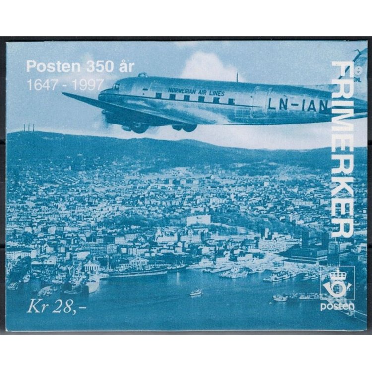 NORWAY 1996 Anniversary of the Norwegian Post 1 booklet MNH**