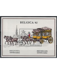 BELGIUM 1982 Belgica 82, philatelic exhibition 1 s/s MNH**