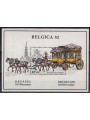 BELGIO 1982 Belgica 82, esposizione filatelica 1 BF MNH**