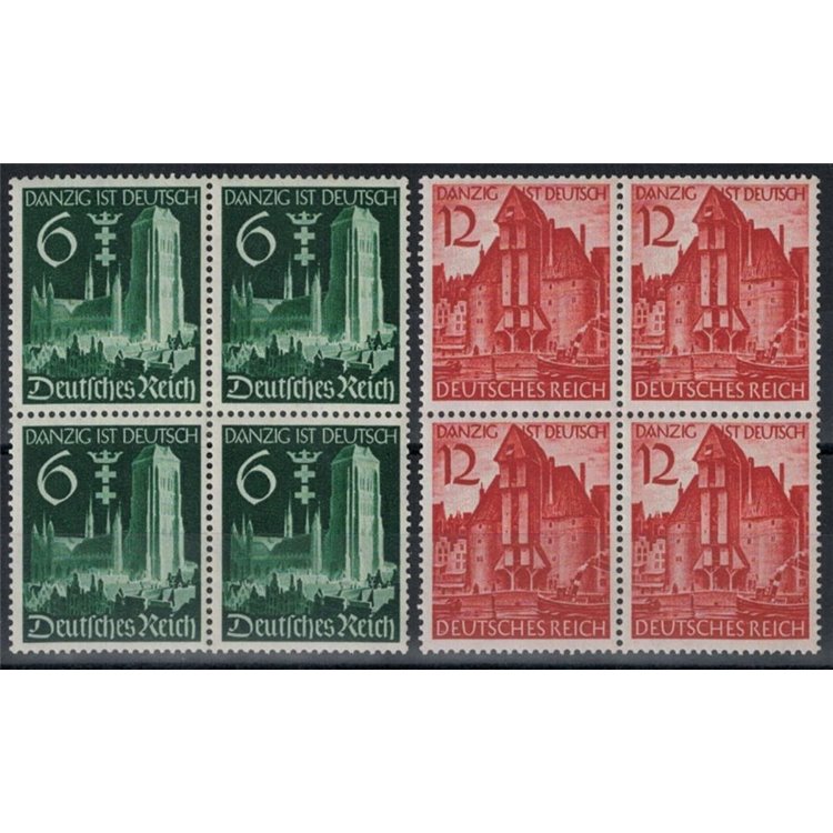 GERMANY REICH 1939 Annexation of Danzig 2v MNH**