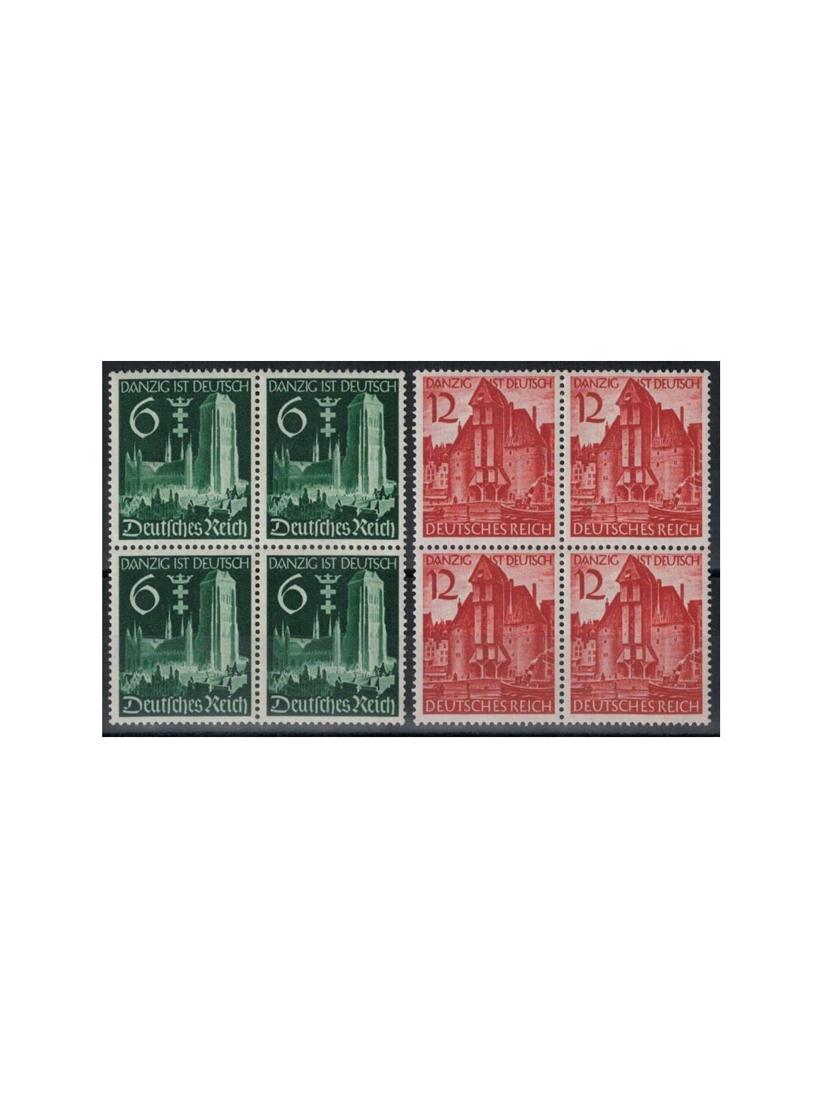 GERMANY REICH 1939 Annexation of Danzig 2v MNH**