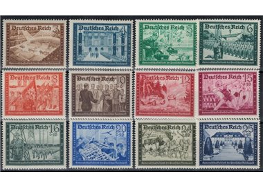 GERMANY REICH 1939 Pro Federation Postmen 12v MNH**