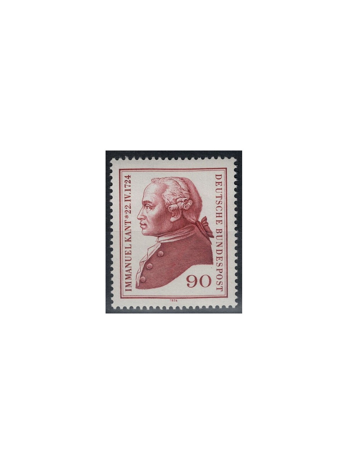 GERMANIA BRD 1974 Immanuel Kant 1v MNH**
