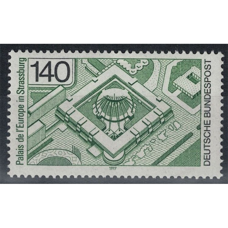 GERMANY BRD 1977 Palace of Europe 1v MNH**