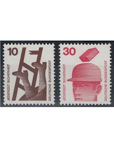 GERMANY BRD 1972 Accident prevention 2v MNH**