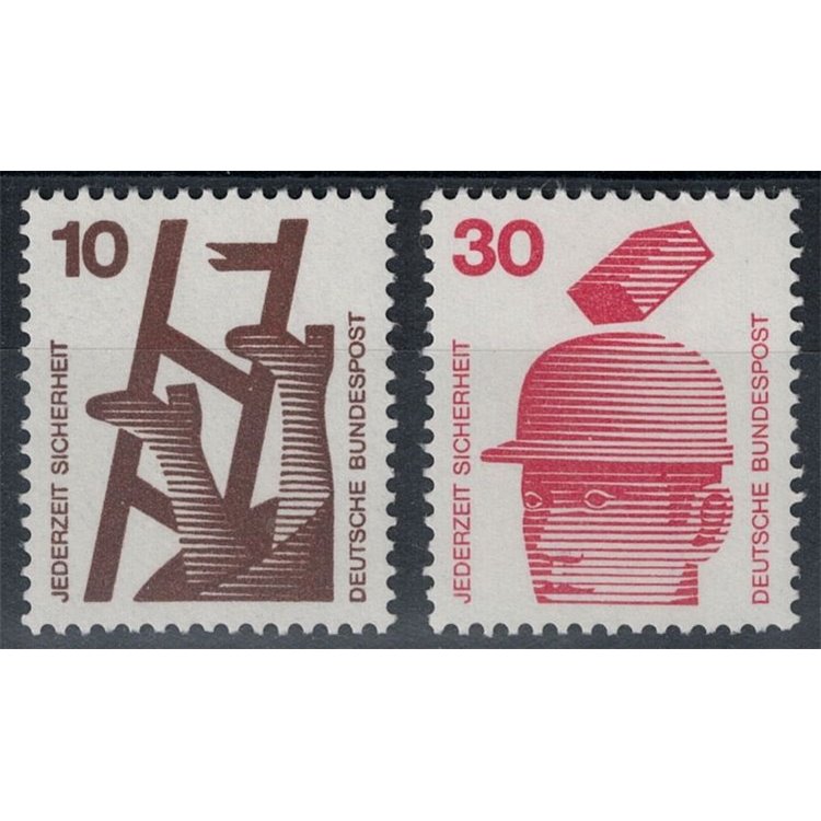 GERMANY BRD 1972 Accident prevention 2v MNH**