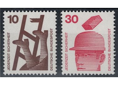 GERMANY BRD 1972 Accident prevention 2v MNH**