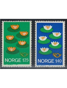 NORVEGIA 1977 Norden, Consiglio nordico 2v MNH**