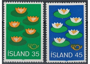 ISLANDA 1977 Norden, Consiglio nordico 2v MNH**