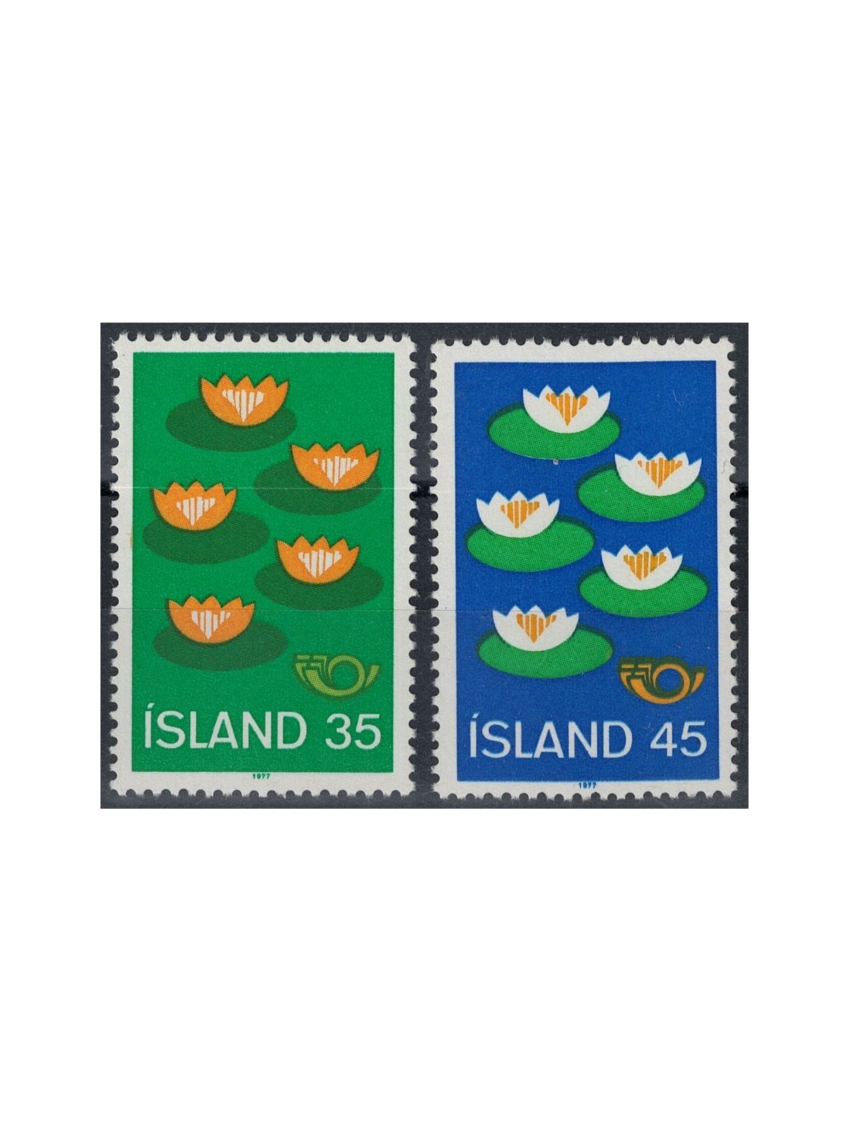ICELAND 1977 Norden, Nordic Council 2v MNH**