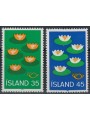 ICELAND 1977 Norden, Nordic Council 2v MNH**