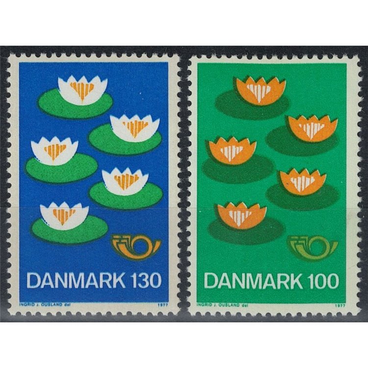 DENMARK 1977 Norden, Nordic Council 2v MNH**