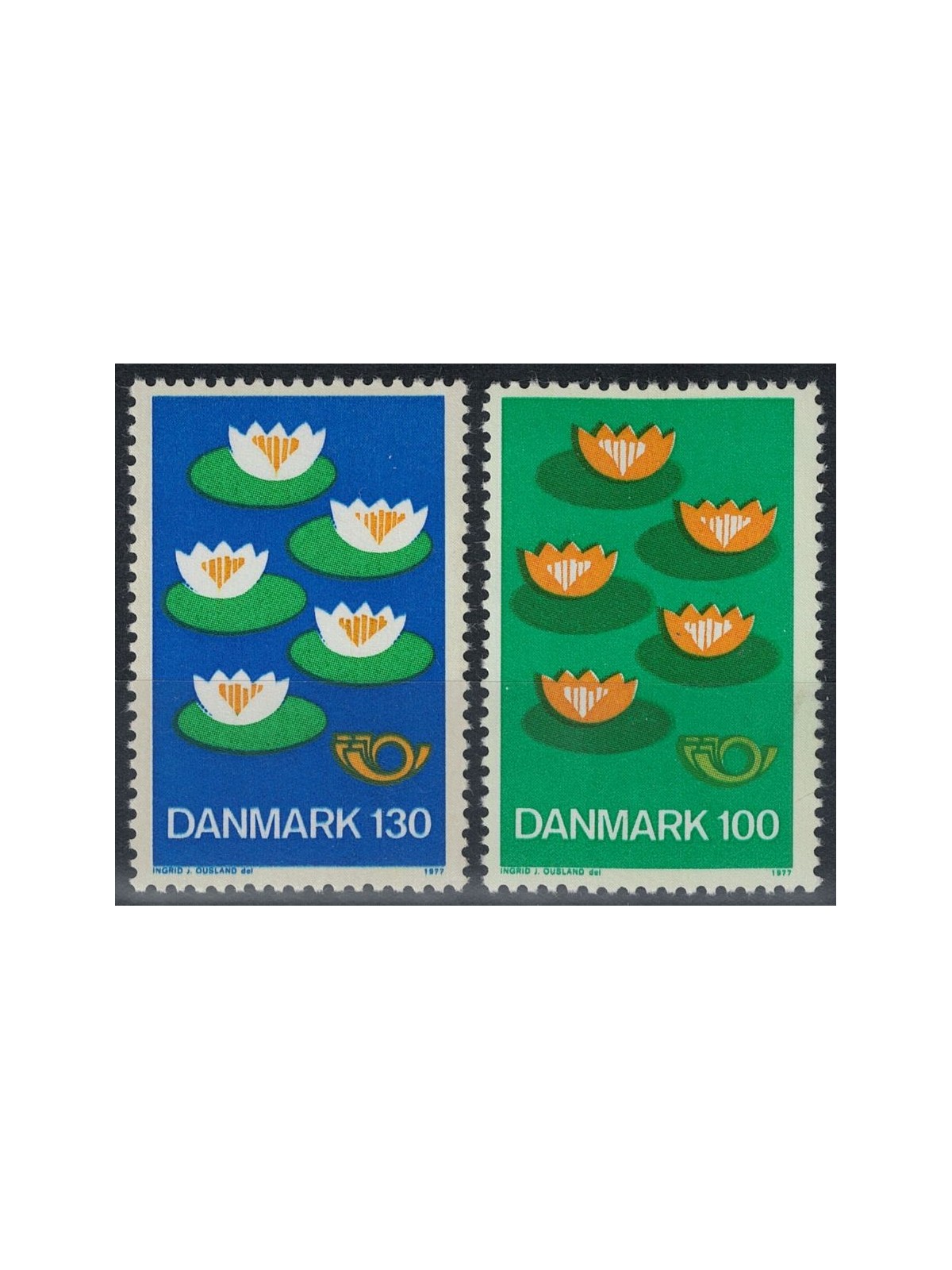 DENMARK 1977 Norden, Nordic Council 2v MNH**