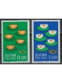 FINLANDIA 1977 Norden, Consiglio nordico 2v MNH**
