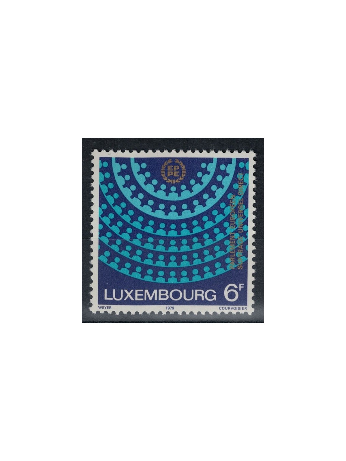 LUSSEMBURGO 1979 Prima elezione del Parlamento Europeo 1v MNH**