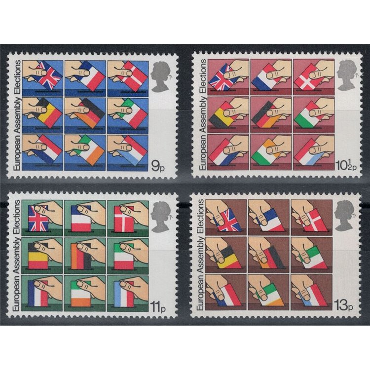 GRAN BRETAGNA 1979 Elezioni del Parlamento Europeo 4v MNH**