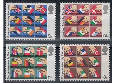 GREAT BRITAIN 1979 European Parliament Elections 4v MNH**