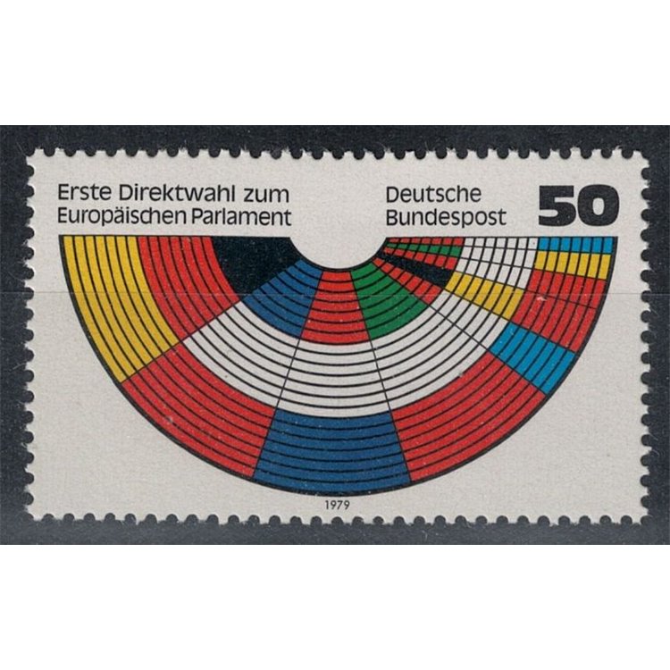 GERMANIA BRD 1979 Elezioni del Parlamento Europeo MNH**