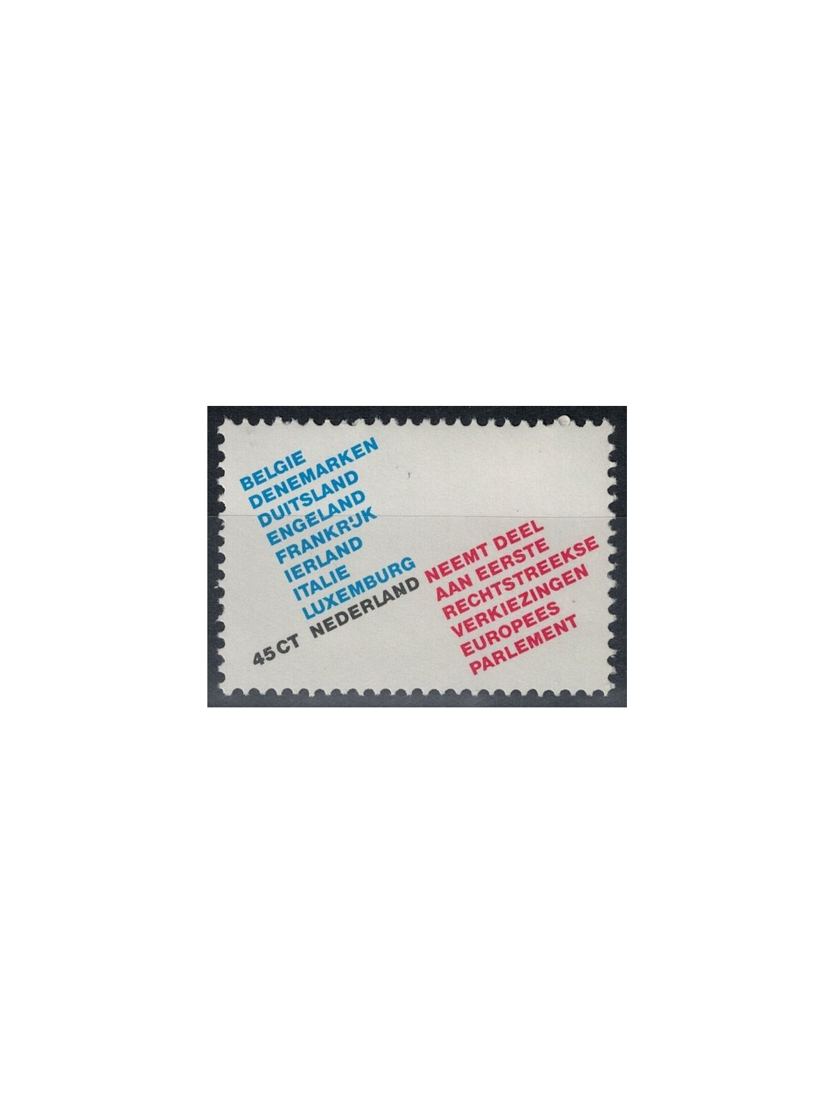 OLANDA 1979 Elezioni del Parlamento Europeo MNH**