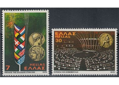 GRECIA 1979 Elezioni del Parlamento Europeo 2v MNH**