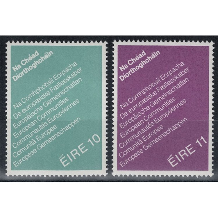 IRLANDA 1979 Elezioni del Parlamento Europeo 2v MNH**
