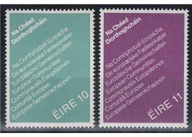 IRELAND 1979 European Parliament Elections 2v MNH**