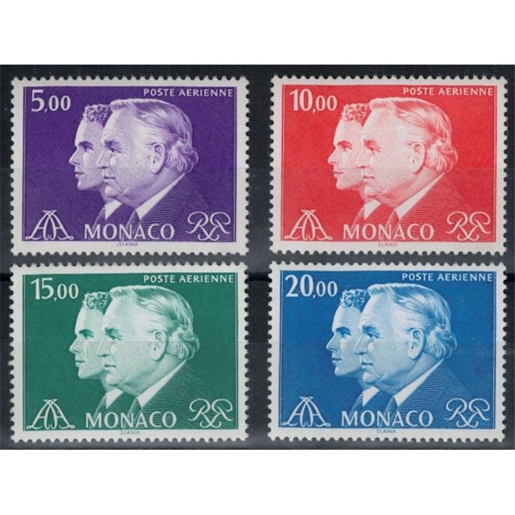 MONACO 1982 Principi Ranieri III e Alberto 4v MNH**