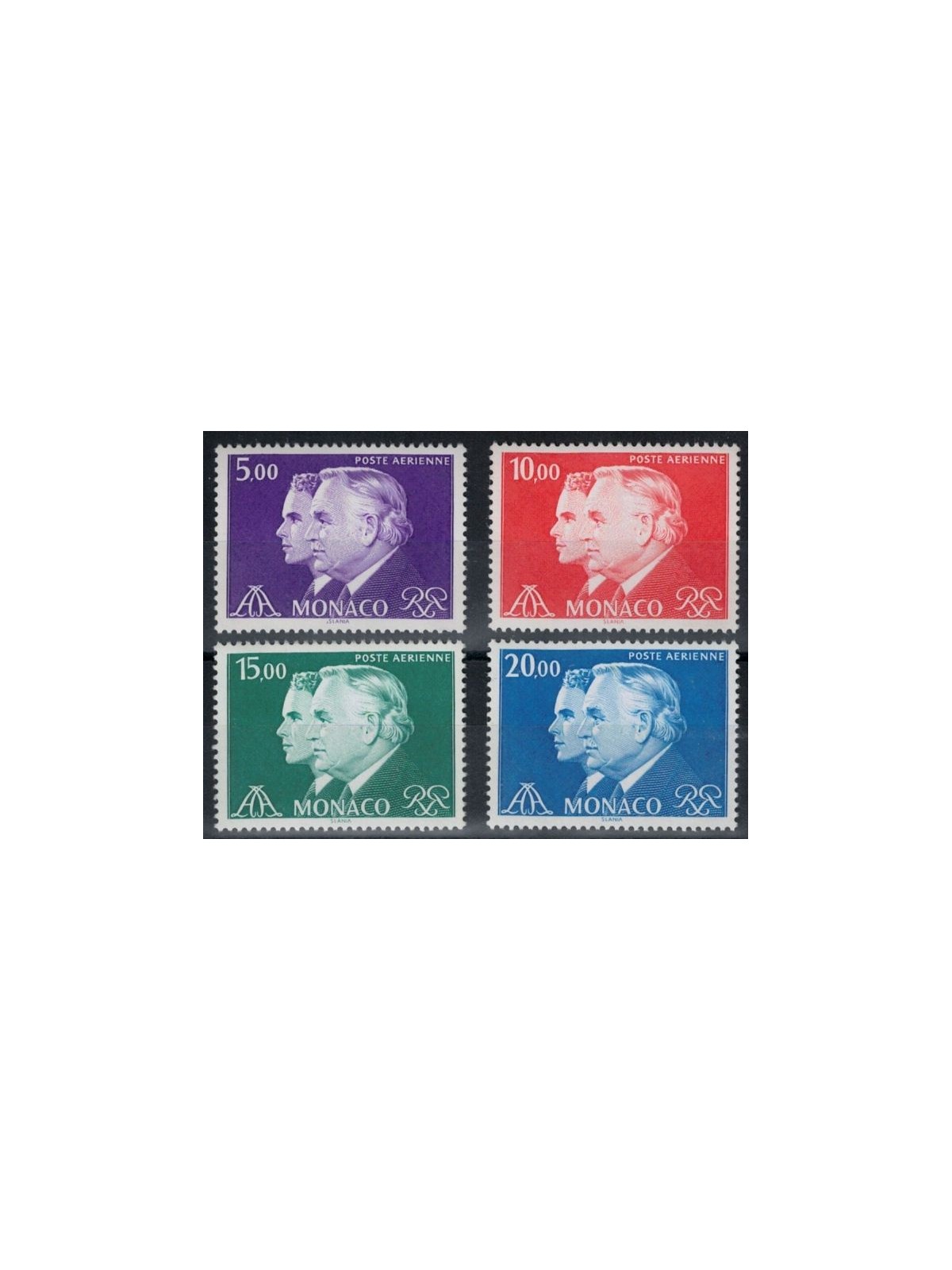 MONACO 1982 Principi Ranieri III e Alberto 4v MNH**
