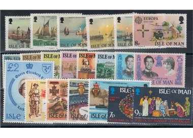 MAN 1981 Complete Vintage no s/s 21v MNH**