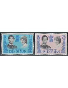 MAN 1981 Royal Wedding 2v MNH**