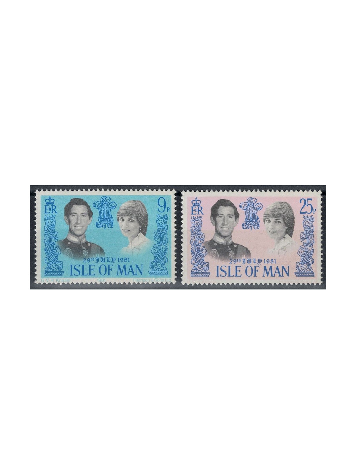 MAN 1981 Royal Wedding 2v MNH**