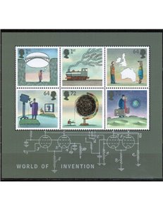 GREAT BRITAIN 2007 The World of Inventions 1 s/s MNH**