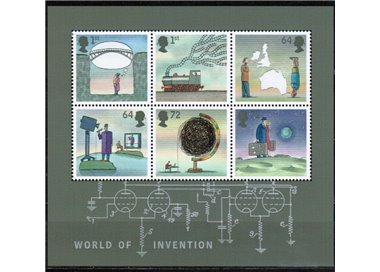 GREAT BRITAIN 2007 The World of Inventions 1 s/s MNH**