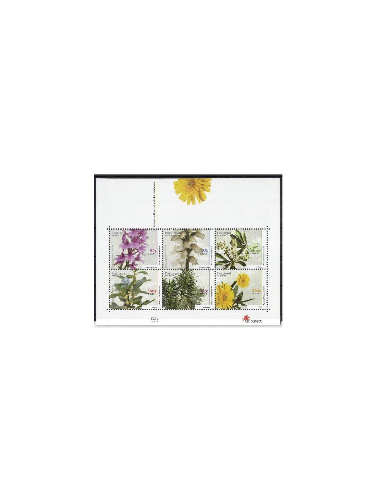 MADEIRA 2000 Flora of the Laurissilva Forest 1 s/s MNH**
