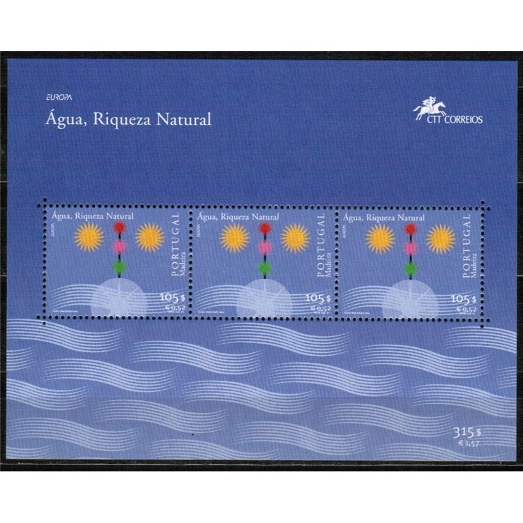 MADERA 2001 Europa BF MNH**
