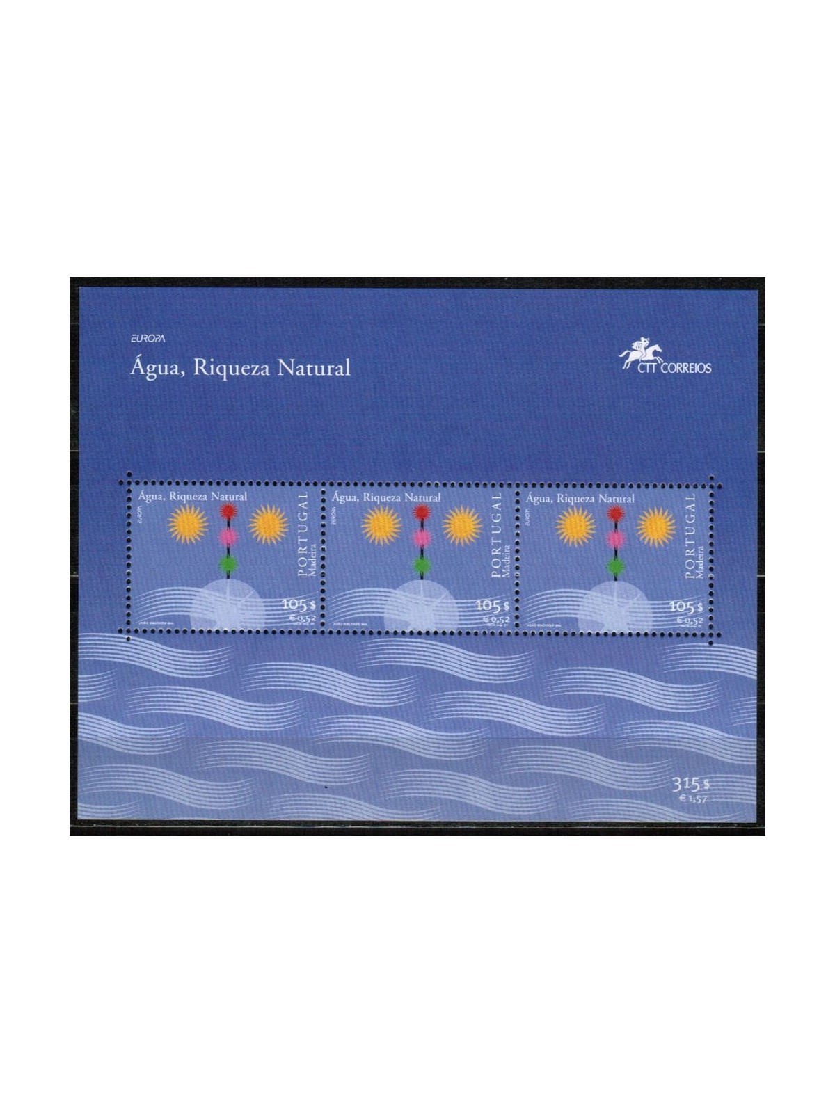 MADEIRA 2001 Europe s/s MNH**