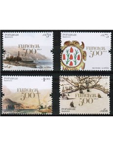 MADERA 2008 5° centenario Funchal 4v MNH**