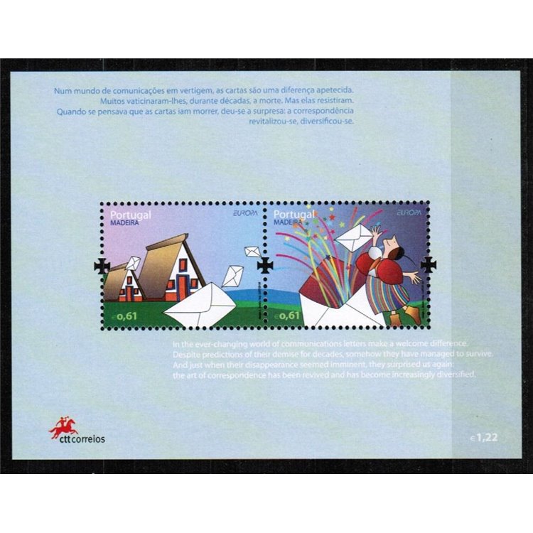 MADERA 2008 Europa BF MNH**