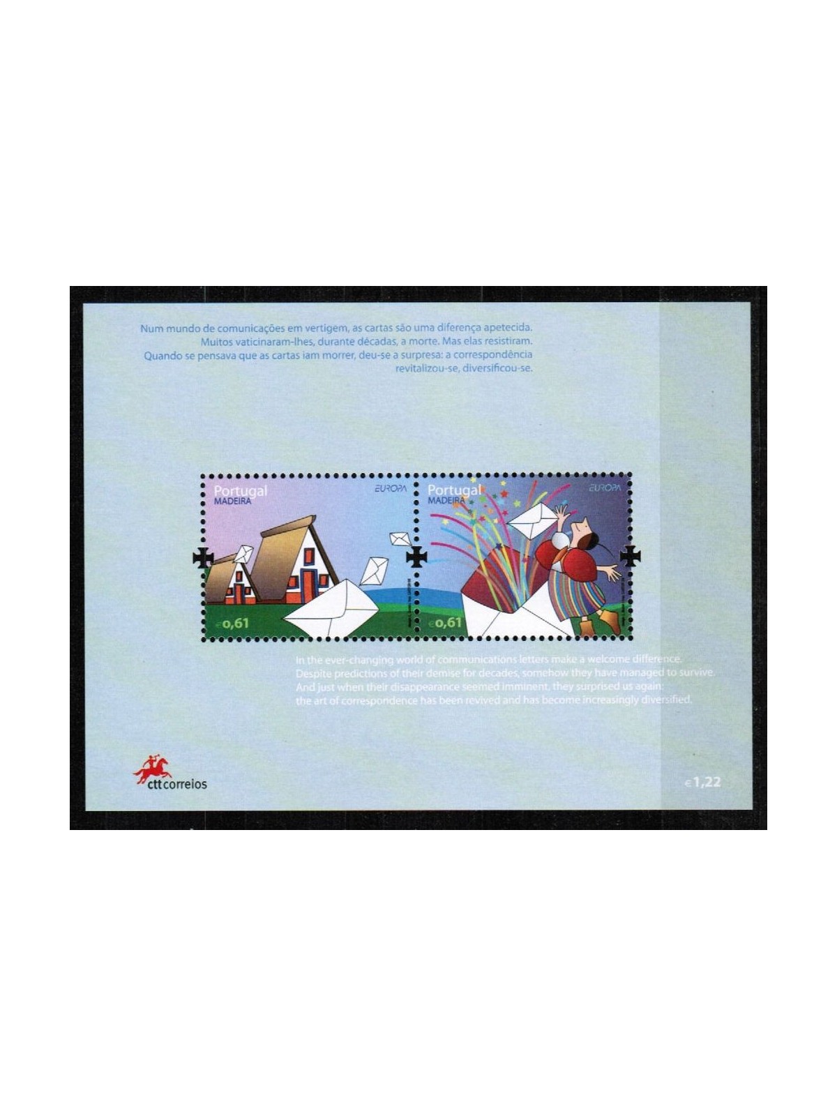 MADERA 2008 Europa BF MNH**