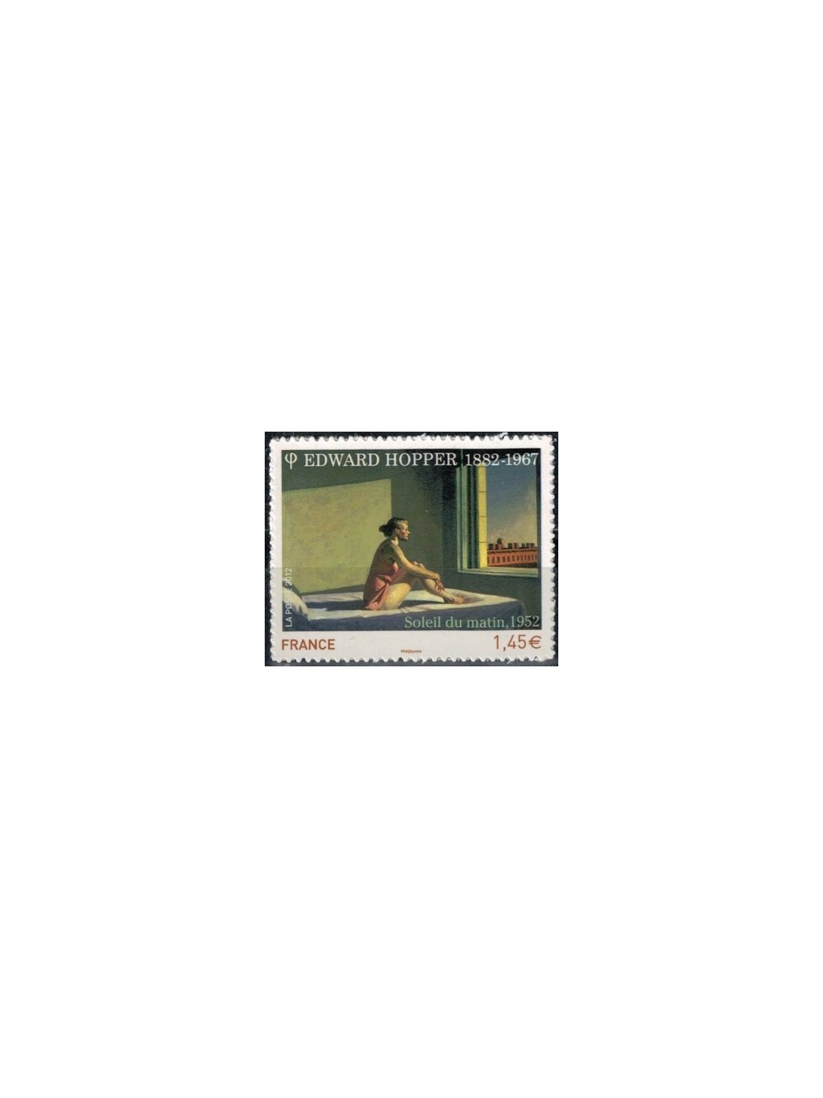 FRANCIA 2012 Arte (Edward Hopper) ad. MNH**