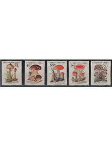 CECOSLOVACCHIA 1958 Funghi - Mushrooms 5v MNH**