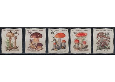 Czechoslovakia 1958 Mushrooms 5v MNH**