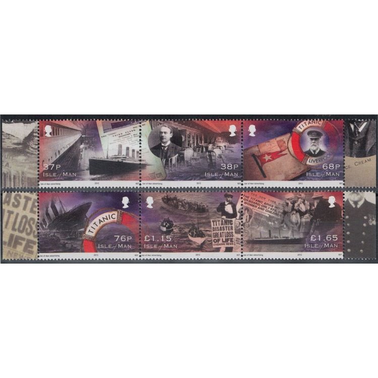 MAN 2012 Titanic 6v MNH**