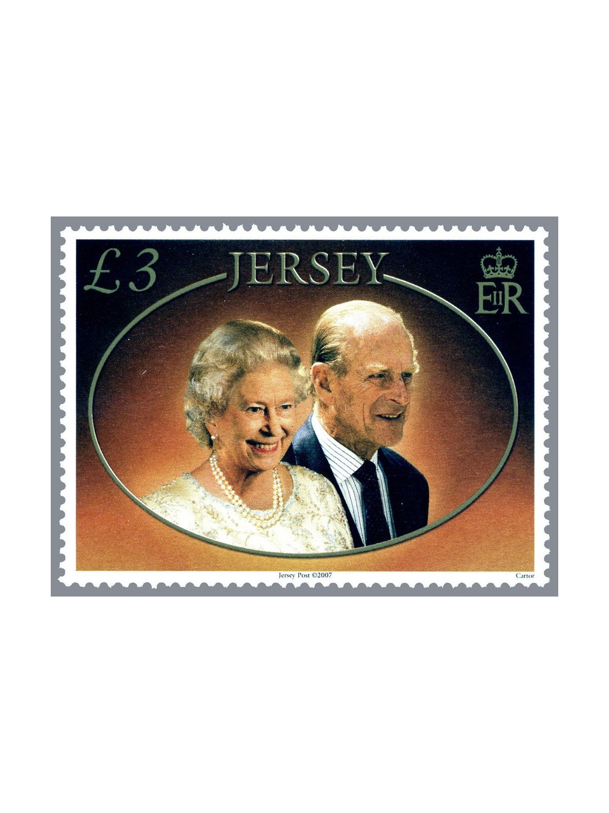 JERSEY 2007 Diamond Wedding MNH**
