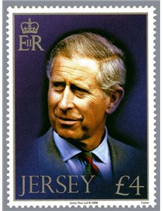 JERSEY 2008 Compleanno del Principe Carlo MNH**